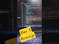 React learning Day 4 . #coding #react