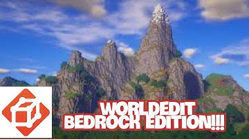 How to get Worldedit in Minecraft Bedrock Edition without command blocks!!!😱 100%EASY