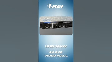 Need a Video Wall? OREI 4K HDMI/USB-C Controller Does It All!