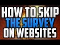 EpicCodes: How to Skip the Survey | Inspect Element Tutorial [ANY WEBSITE]