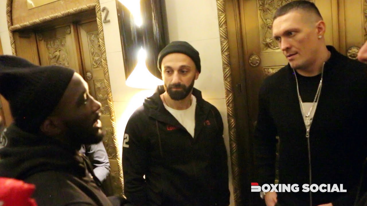 «Я ваш большой фанат!» Александр Усик и Теренс Кроуфорд встретились в Нью-Йорке перед боем Ломаче...