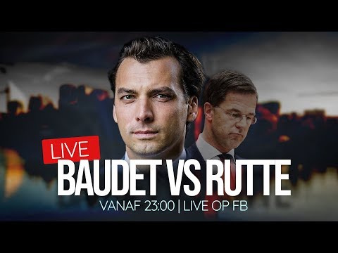 Baudet vs Rutte - Kijk live!