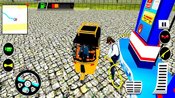 Tuk Tuk Auto Rickshaw Driving - Free Driving Games - Android Gameplay #18