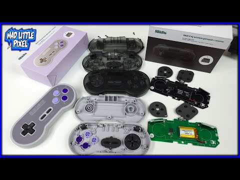 The BEST SNES Controller Has A NEW Version! 8Bitdo Sn30 2.4G Transparent Edition Review & Teardown!