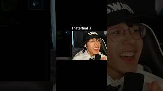 bro is scared of fnaf 3 💀 #shorts