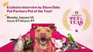 Exclusive Interview by Steve Dale: Pet Partners Pet of the Year