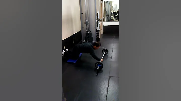72 yr old, David Aguayo doing Barbell rolls