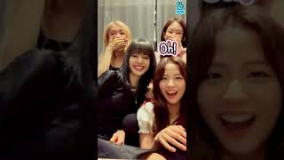 (ENG sub) [V LIVE] BLACKPINK - BLACKPINK’s harmonizing song and cute reactions in so high tension