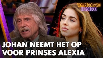 Johan neemt het op voor prinses Alexia: 