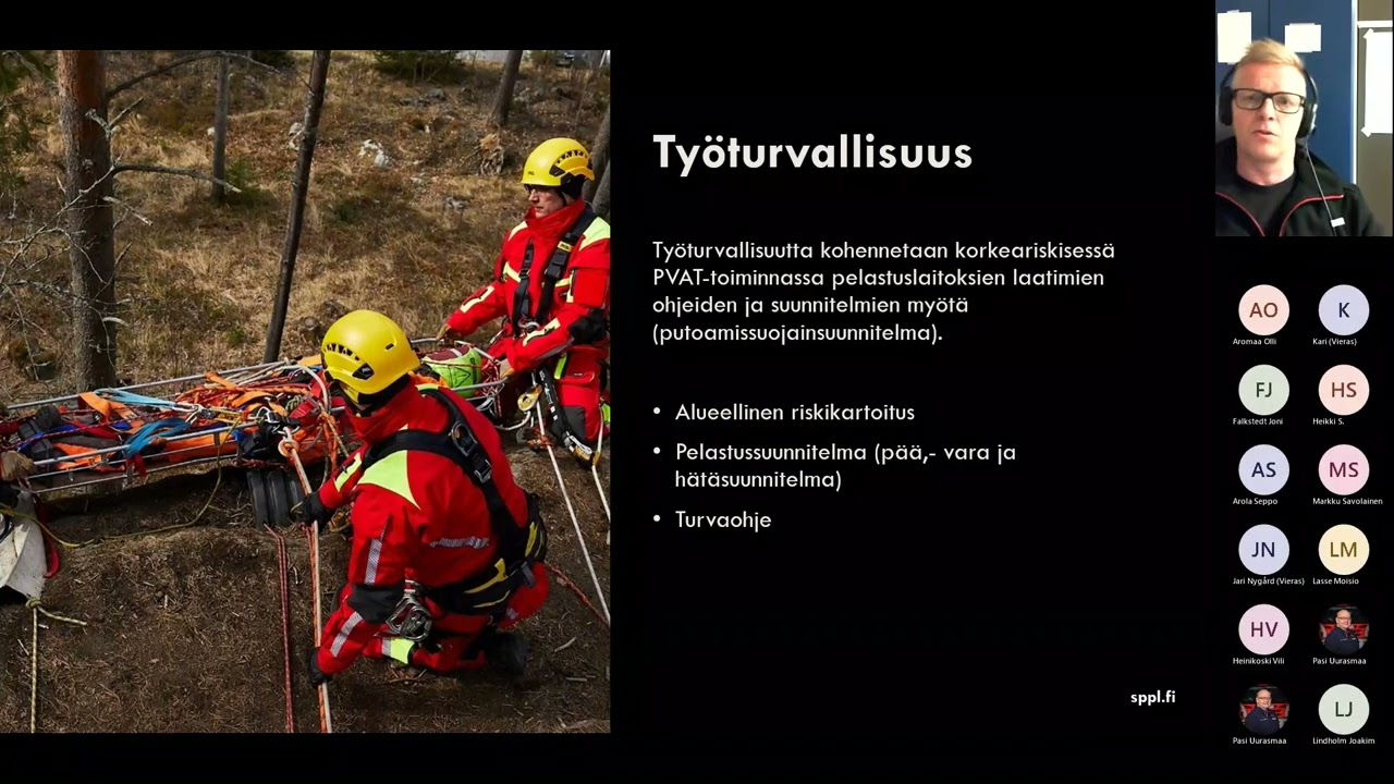 Sami Huovila - Putoamisvaarallisella alueella työskentelyn uusi ohje ja opas 8.6.2022