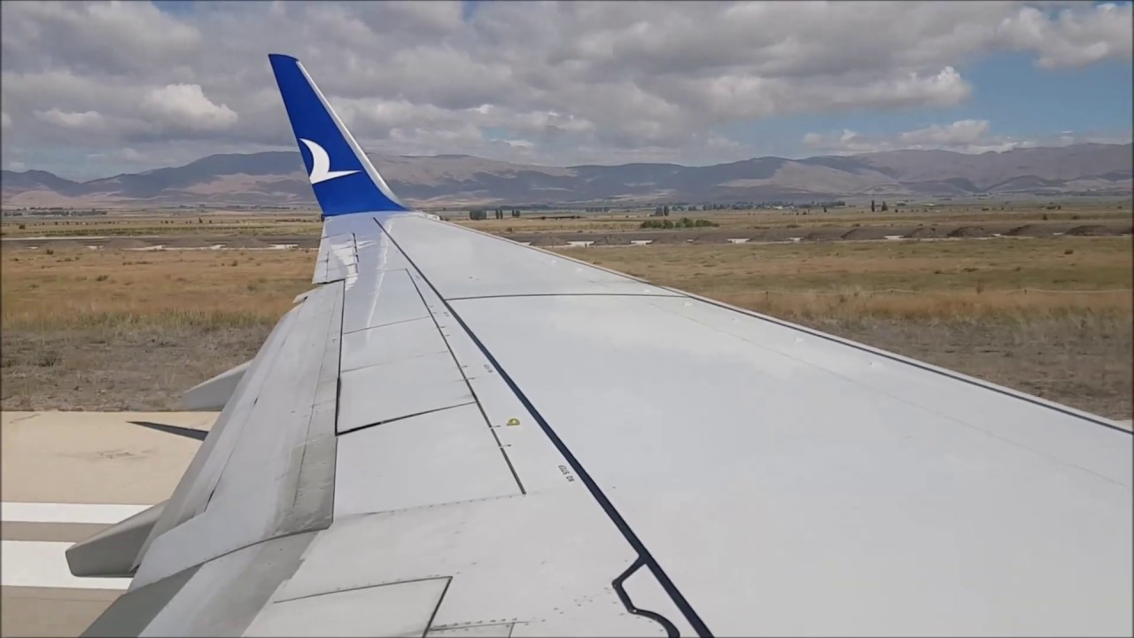 Erzurum Havalimanı Uçak Kalkış Anı