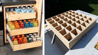 Making Drawers For Bottles And Cans - Space for 108