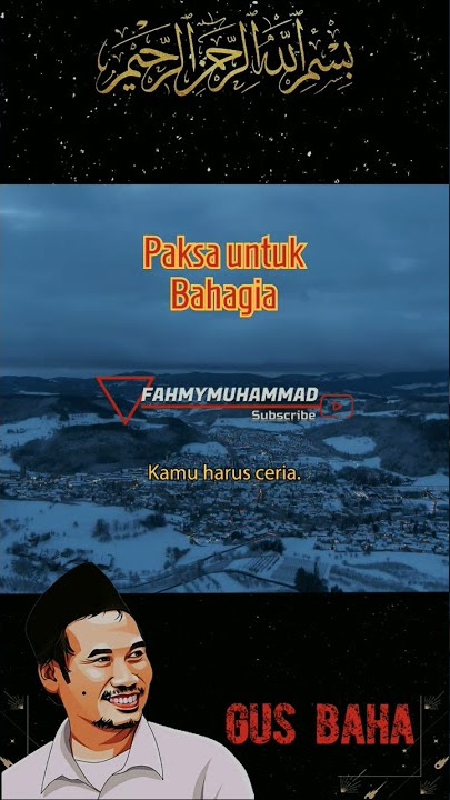 Paksa Bahagia Nanti Juga Terbiasa | Ngaji Gus Baha