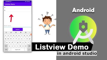 Example of listview | Create listview in android | Listview Demo | Part 2 | #31