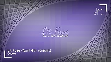 lit fuse if cacola did it in 4/4
