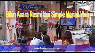 grand opening konsep acara pembukaan usaha, dekorasi, mc, dan perlengkapan