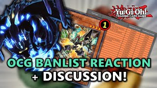 January 2025 OCG Ban List Reaction + Discussion!! | Ryzeal and Maliss Hits! | Thoughts?