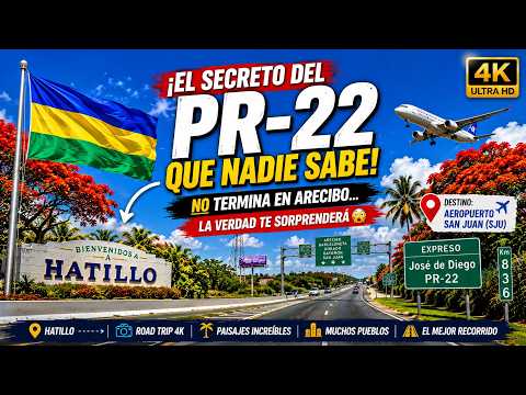 😱 El secreto del PR-22 que casi nadie conoce | Hatillo → Aeropuerto de San Juan
