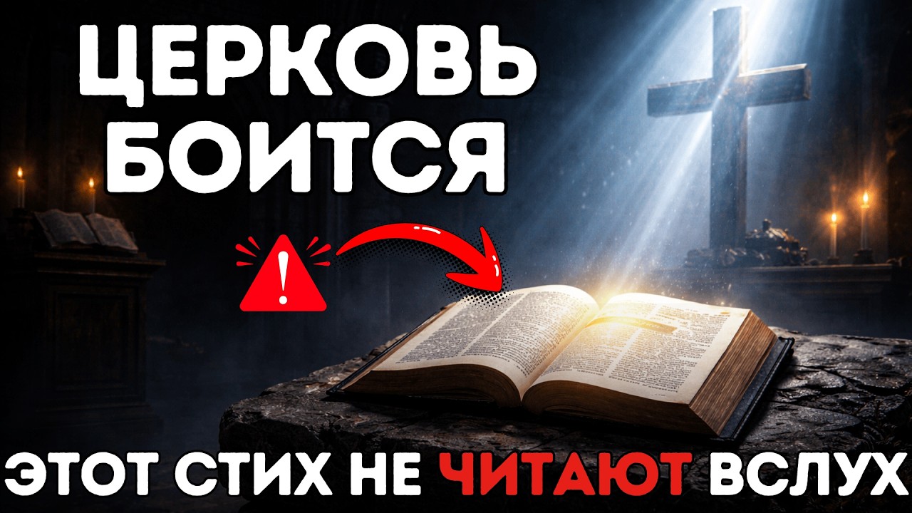 1 стих, который запрещают читать вслух — (покажу, почему)