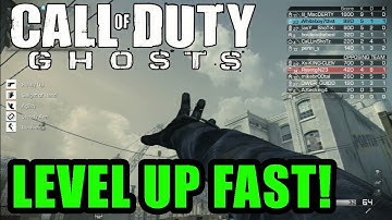 How to Level Up Fast in Call of Duty Ghosts! (COD GHOSTS TIPS AND TRICKS!) by Whiteboy7thst