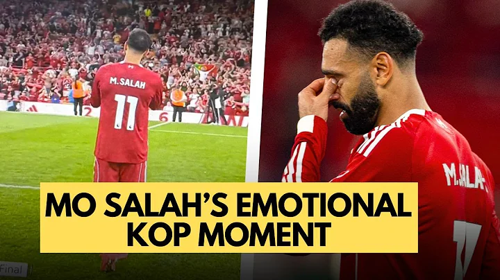 Mo Salah in tears as he applauds Diogo Jota song at full time