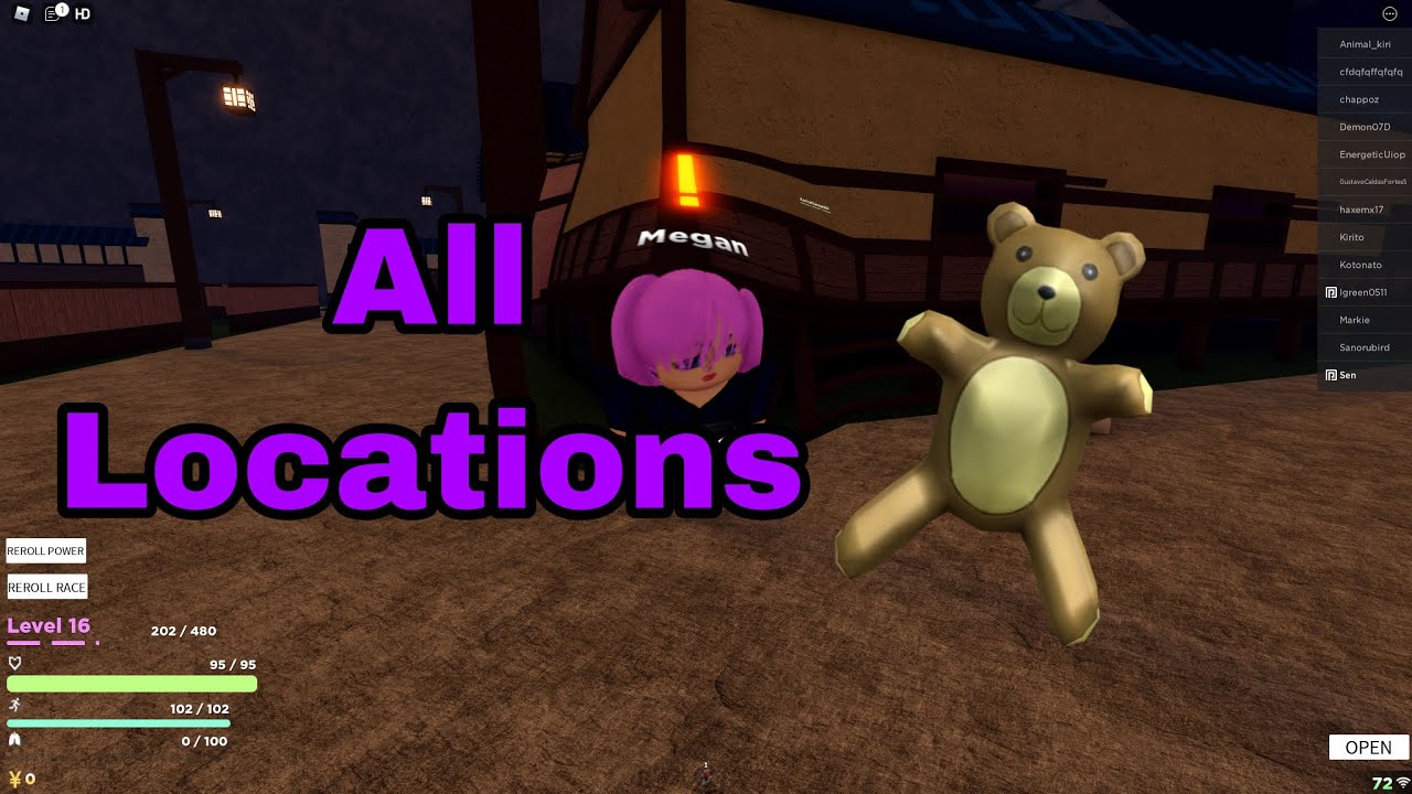 Roblox Slayers Unleashed: All Dezzy Teddy Bear Locations – GameSkinny