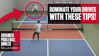 Practice Your Passing Drive Shots: Advanced Pickleball Singles with Collin Shick