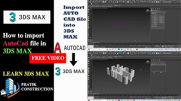 import AutoCAD file in 3DS MAX I Hindi I2021
