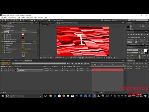Customize the timeline in after effects