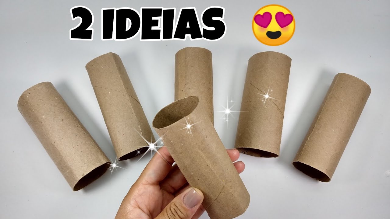 DIY - Ideias criativas para fazer com o rolo de papel higiênico