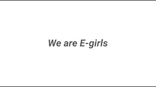 E-girls / 「LIVE×ONLINE BEYOND THE BORDER」DOCUMENT TEASER