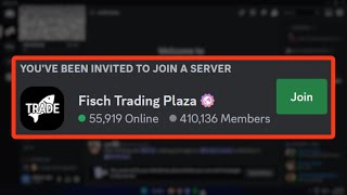 How To Join Fisch Trading Plaza Discord Server