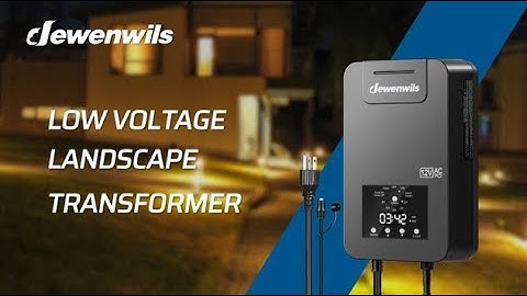 How to Upgrade Your Outdoor Lighting with the DEWENWILS 200W Low Voltage Transformer? - HALT04A