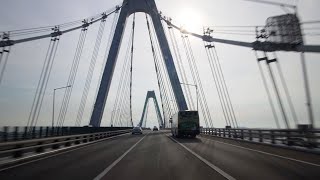 Highway Driving - Seoul to Yeongjongdo, Incheon in Korea (No Talking, No Music)