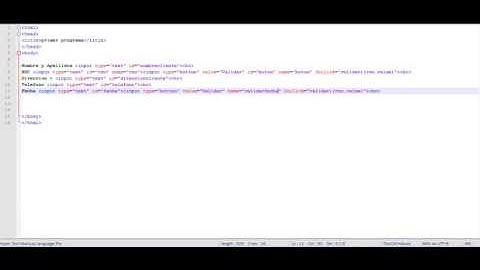 Sistema de Facturación - (Interfaz HTML) 1ra. parte