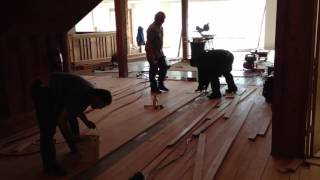 Pacific Maritime Heritage Center - Jan. 2013 Flooring install