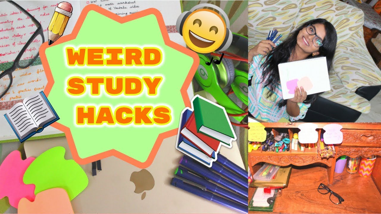 Weird study hacks that actually work! Tips, hacks and study motivation