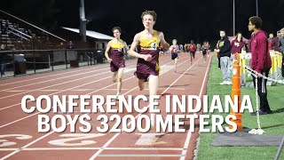 Conference Indiana  Boys 3200 Meters