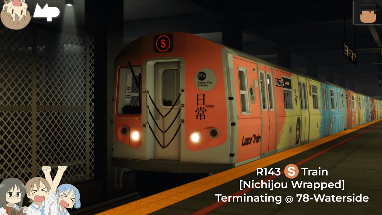 PTA Subway: R143 [Nichijou Wrapped] on the Waterside Blvd ‘Shuttle ...