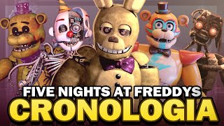 CRONOLOGIA DE FIVE NIGHTS AT FREDDYS | FNaF Historia Completa 2023