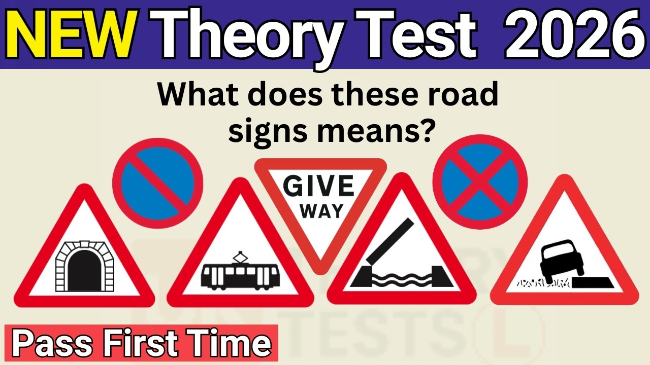 Theory Test 2026 UK Revision | 50 Questions Driving Theory Test 2026 UK ...