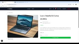 MultiAcademy Frontend Course - E-Commerce App Presentation