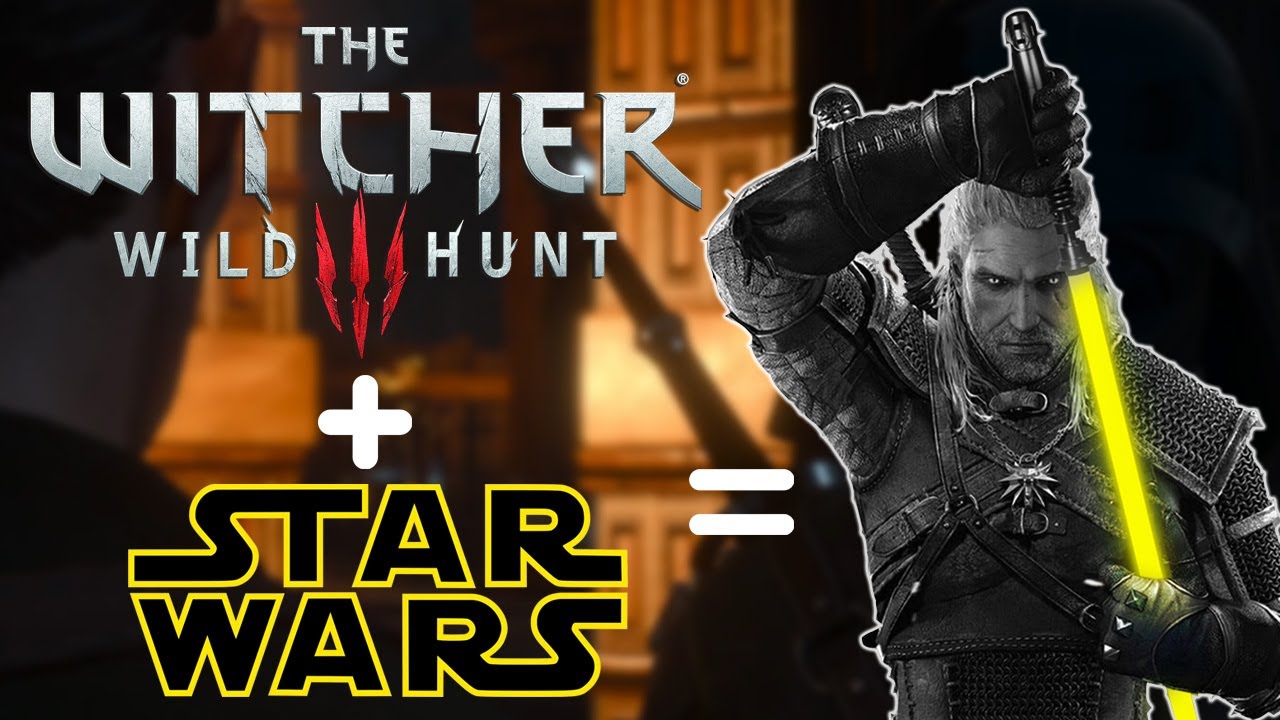 How to become a JEDI in The Witcher 3 using Star Wars MODS!