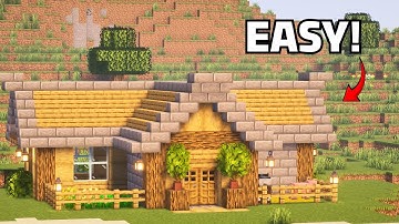 Minecraft: How to Build a Survival House (TUTORIAL)