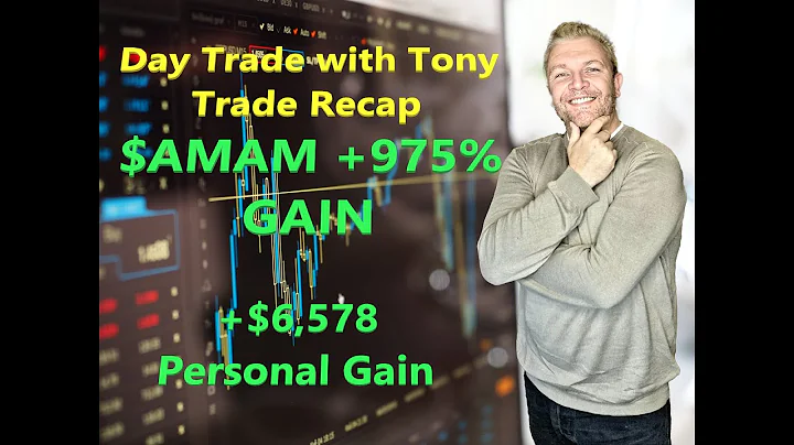 Day Trade With Tony Day Trade Recap $AMAM +975% Gain Intraday +$6,578 Profit  Day