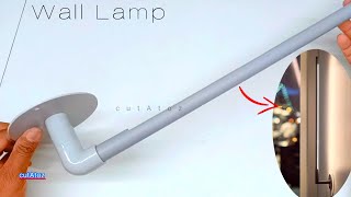 Diy Unique And Luxurious Modern Wall Lamps From Used Pvc Pipes