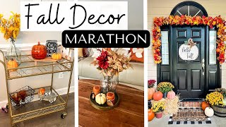 🍁 Fall Decorate with Me 🎃 Marathon 2023 | Fall Decor Ideas | Cozy Autumn Decorating Vibes