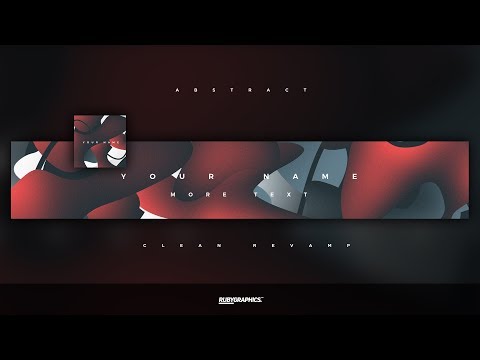 FREE GFX: Free Photoshop Banner Template: Clean D Abstract Design []