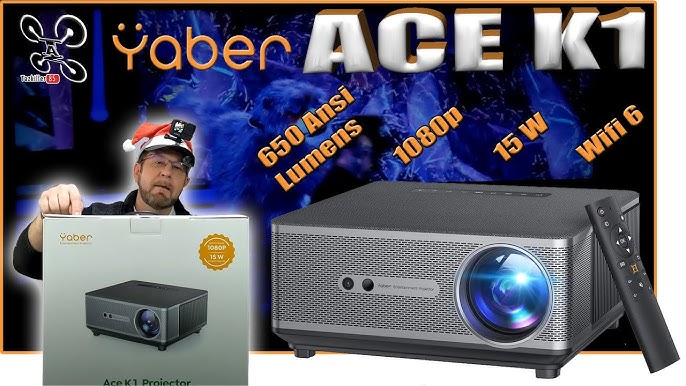 Yaber Ace K1 home projector delivers an impressive 650 ANSI lumens of  brightness » Gadget Flow