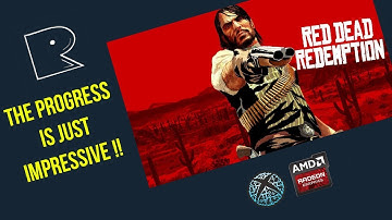 Red Dead Redemption progress with R9 280X on Xenia Xbox 360 Emulator !!